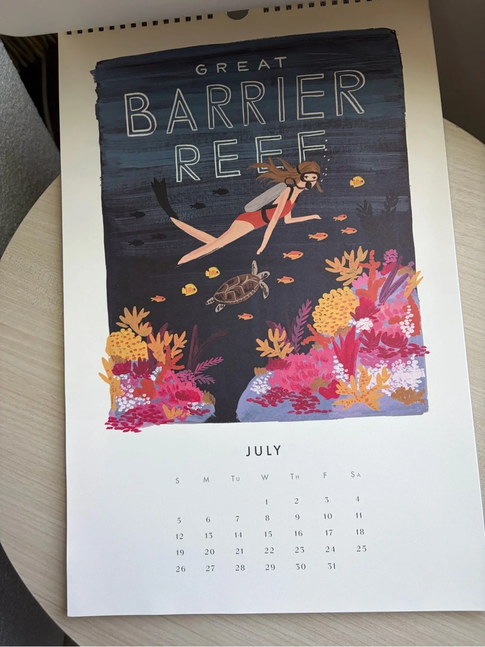 Rifle Paper Co. 2015 Travel The World Wall Calendar